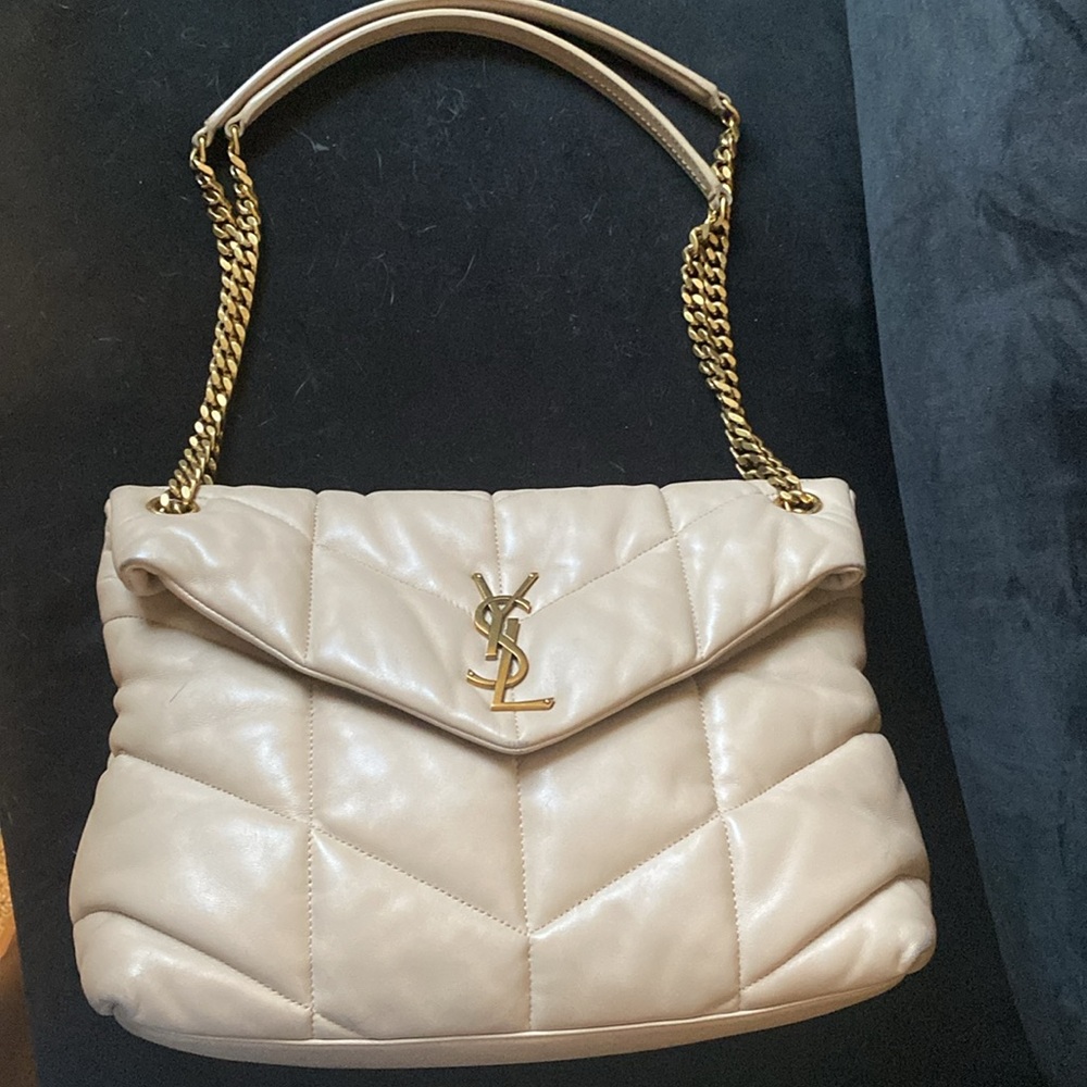 YSL LouLou Puffer Medium Flapbag Matelasse
